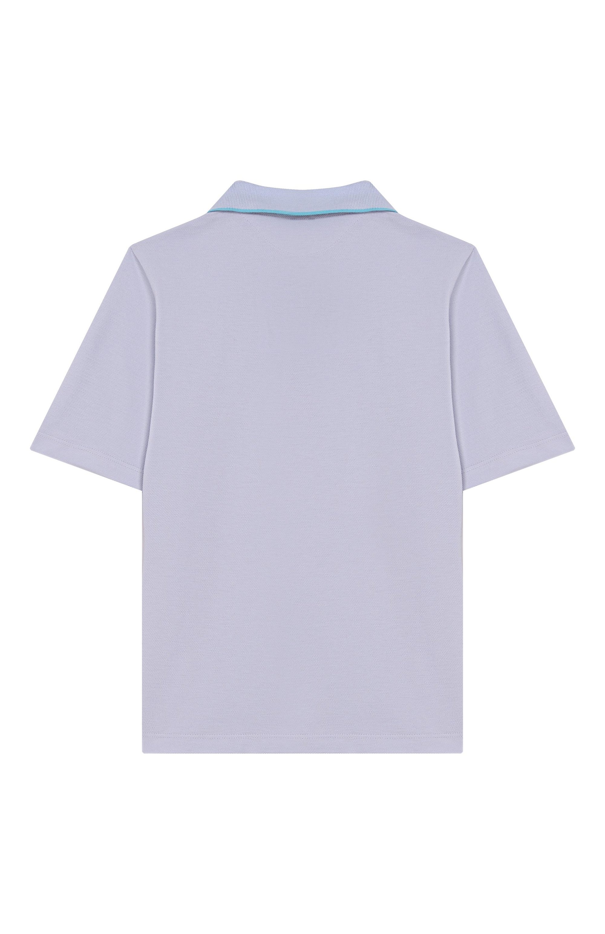 Хлопковое поло PAUL & SHARK JUNIOR, арт. WUM00A/LEA07/6A-8A, фото 2