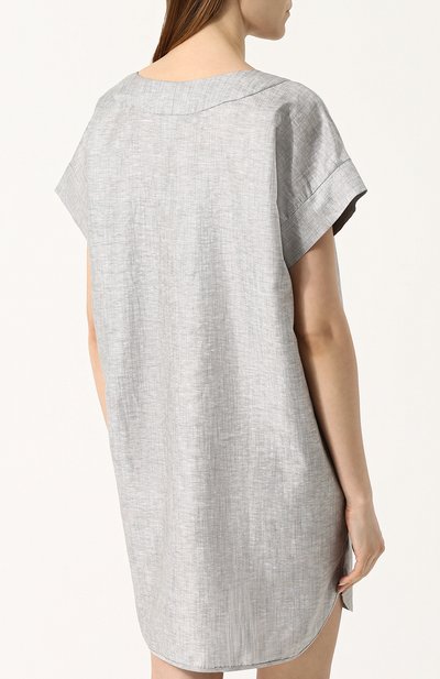 Сорочка из смеси хлопка и льна ZIMMERLI, арт. 5148-39001, фото 4