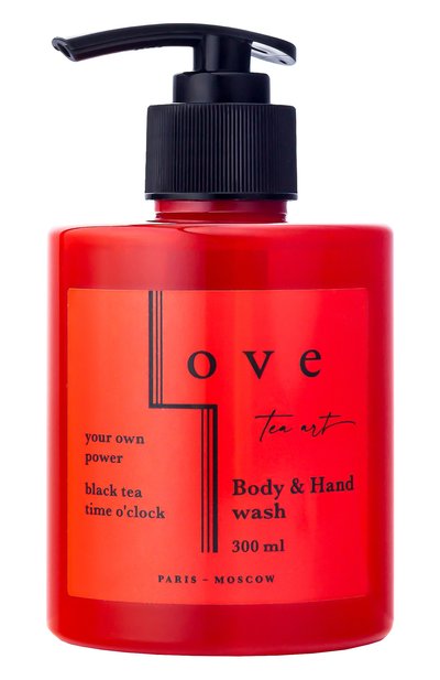 Гель для душа и рук черный чай (300ml) LOVE TEA ART, арт. 4603805890041, фото 1