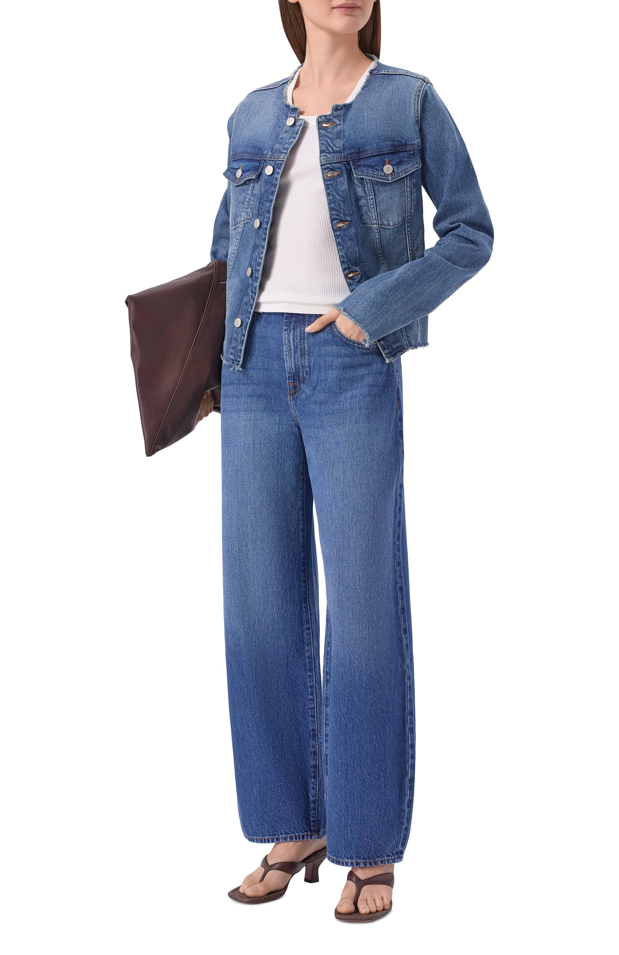 Джинсовая куртка vicky 7 FOR ALL MANKIND, арт. 7U550K85-3NG, фото 2