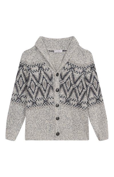 Кардиган из шерсти и шелка BRUNELLO CUCINELLI, арт. BRIM51306B