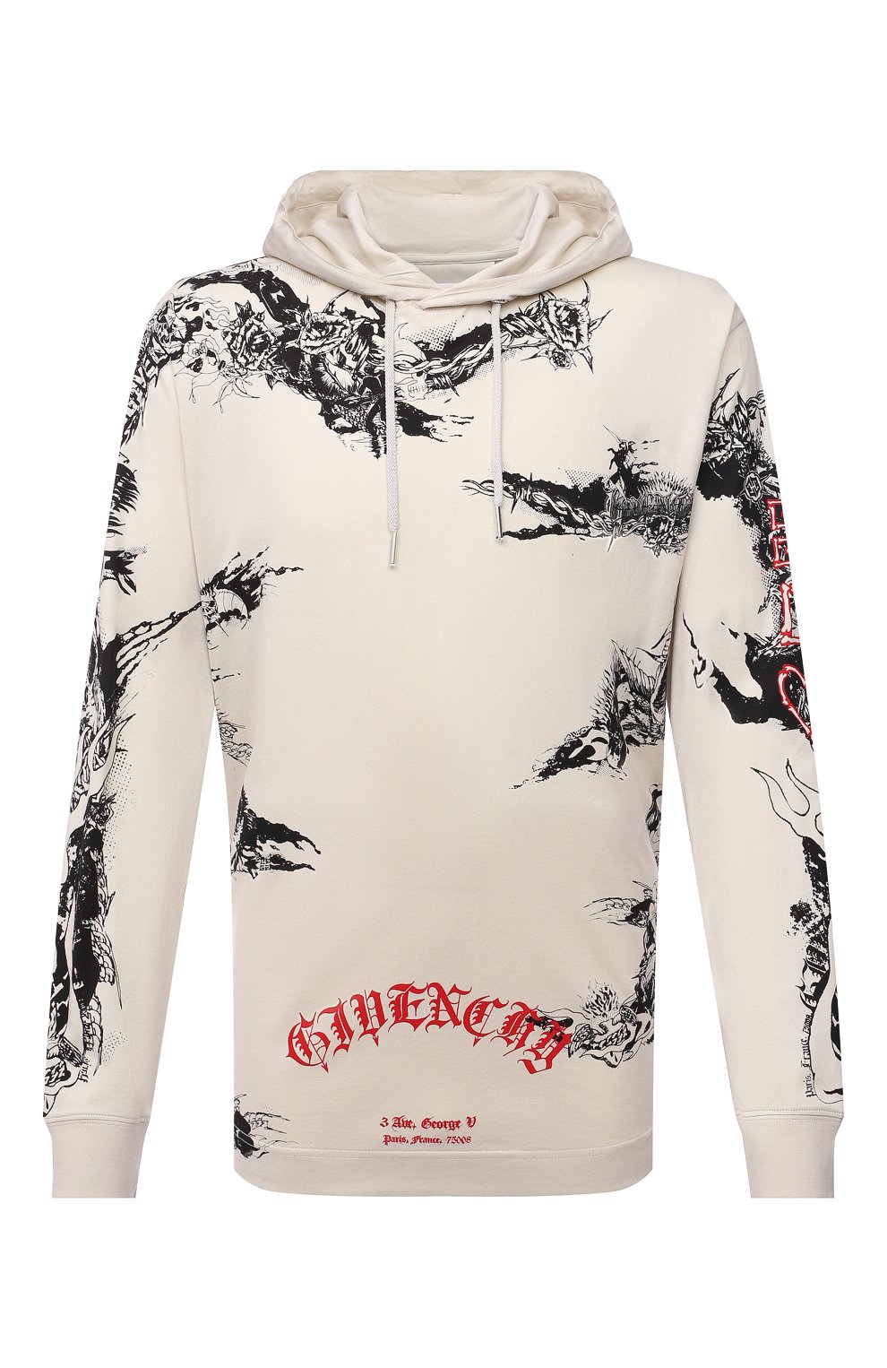 Хлопковое худи GIVENCHY, арт. BM715S3Y6B, фото 1