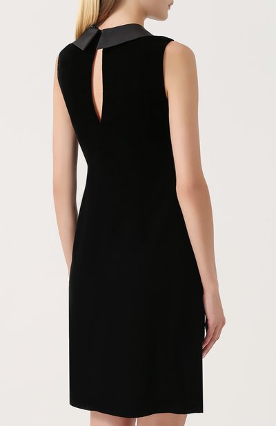 Бархатное мини-платье с декорированным воротником BLUGIRL, арт. 4406, фото 4