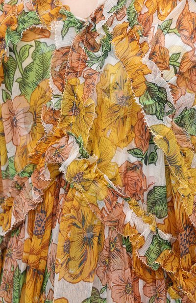 Шелковое платье ZIMMERMANN, арт. 9977DP0P, фото 5