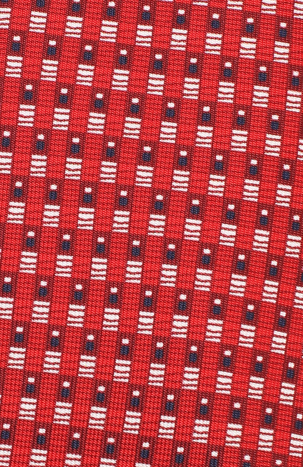 Шелковый галстук с узором TURNBULL & ASSER, арт. TIE002-BB402, фото 3