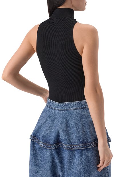 Боди из вискозы ALAIA, арт. AA9B0361K017A, фото 4