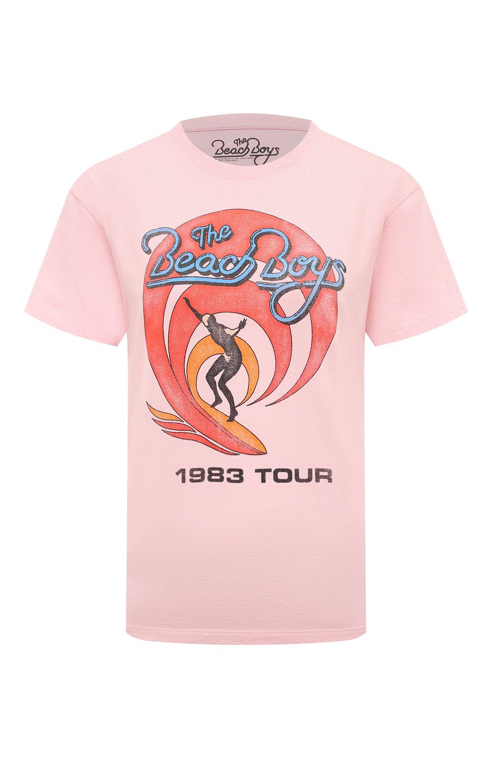 Хлопковая футболка MC2 SAINT BARTH розового цвета по цене 8380 руб., арт. EMILIE/STBW/05792F, фото 1 Хлопковая футболка MC2 SAINT BARTH, арт. EMILIE/STBW/05792F, фото 1