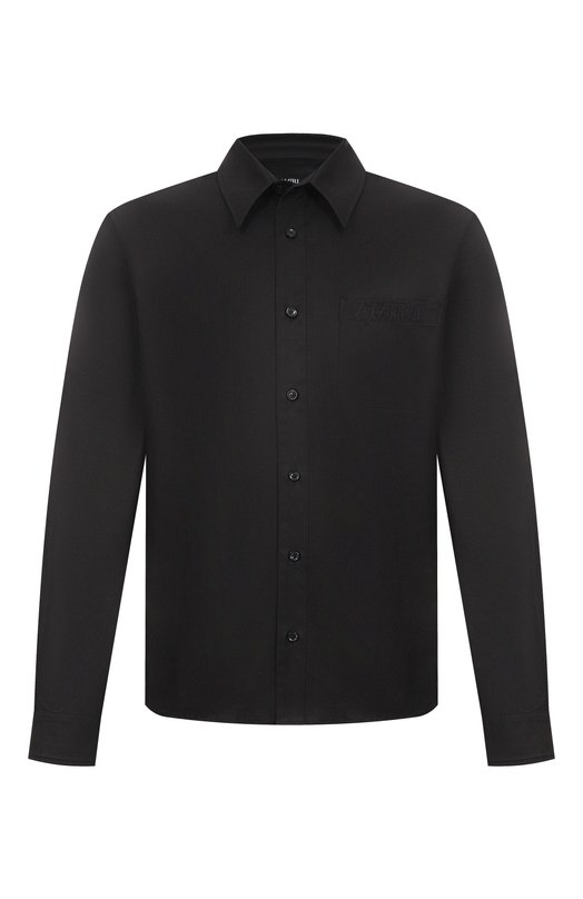 Хлопковая рубашка Amiri AMSTCA1170 Чёрный AMSTCA1170