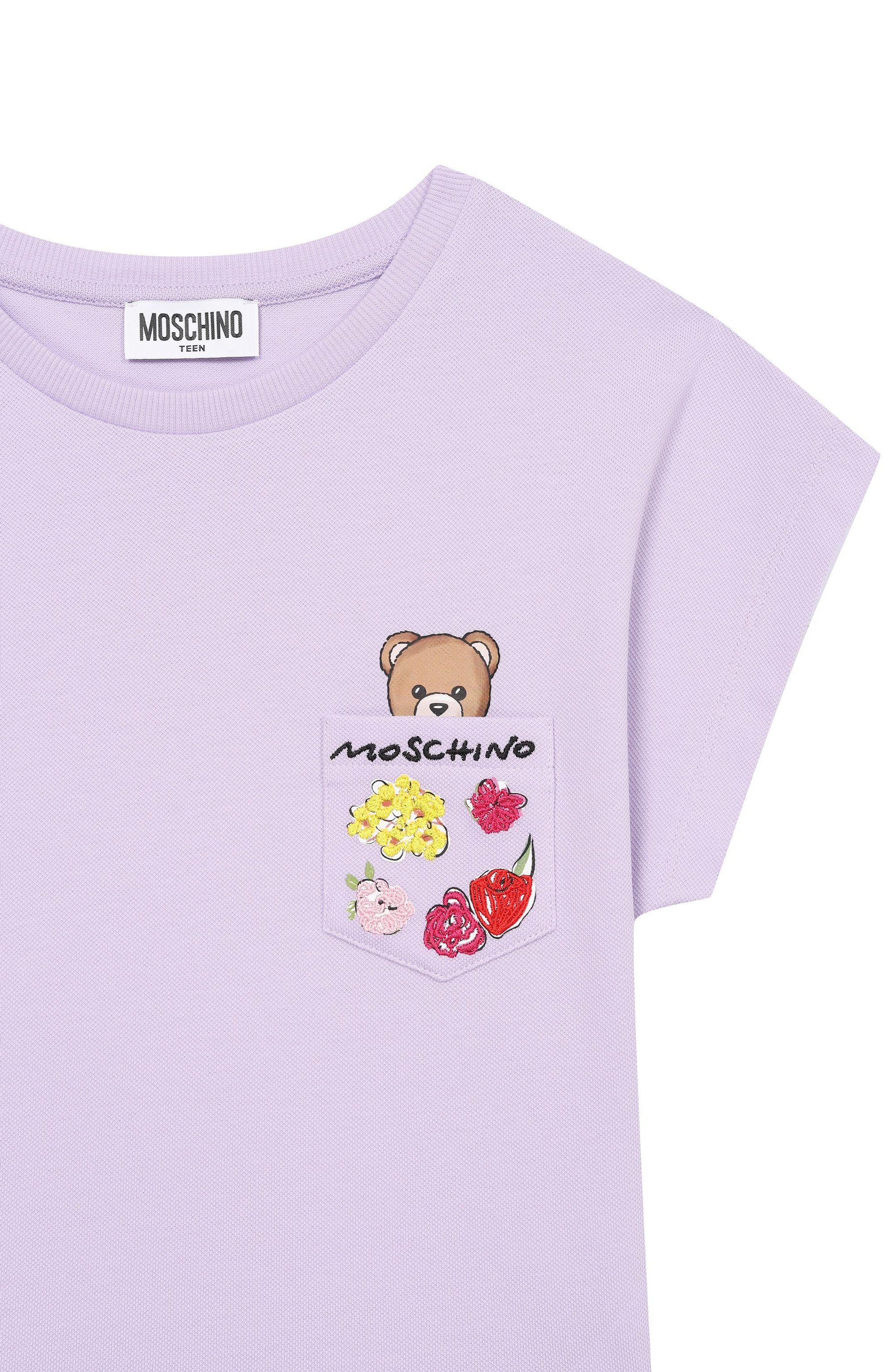 Хлопковая футболка MOSCHINO, арт. HDM06X/LFA06_001, фото 3