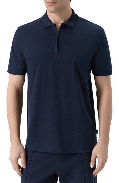 Поло из хлопка и лиоцелла BOSS, арт. 50554614, фото 3