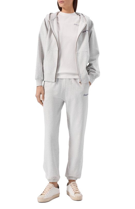 Хлопковая футболка Sporty and Rich T004368329WH01 Белый  T004368329WH01 Фото 2