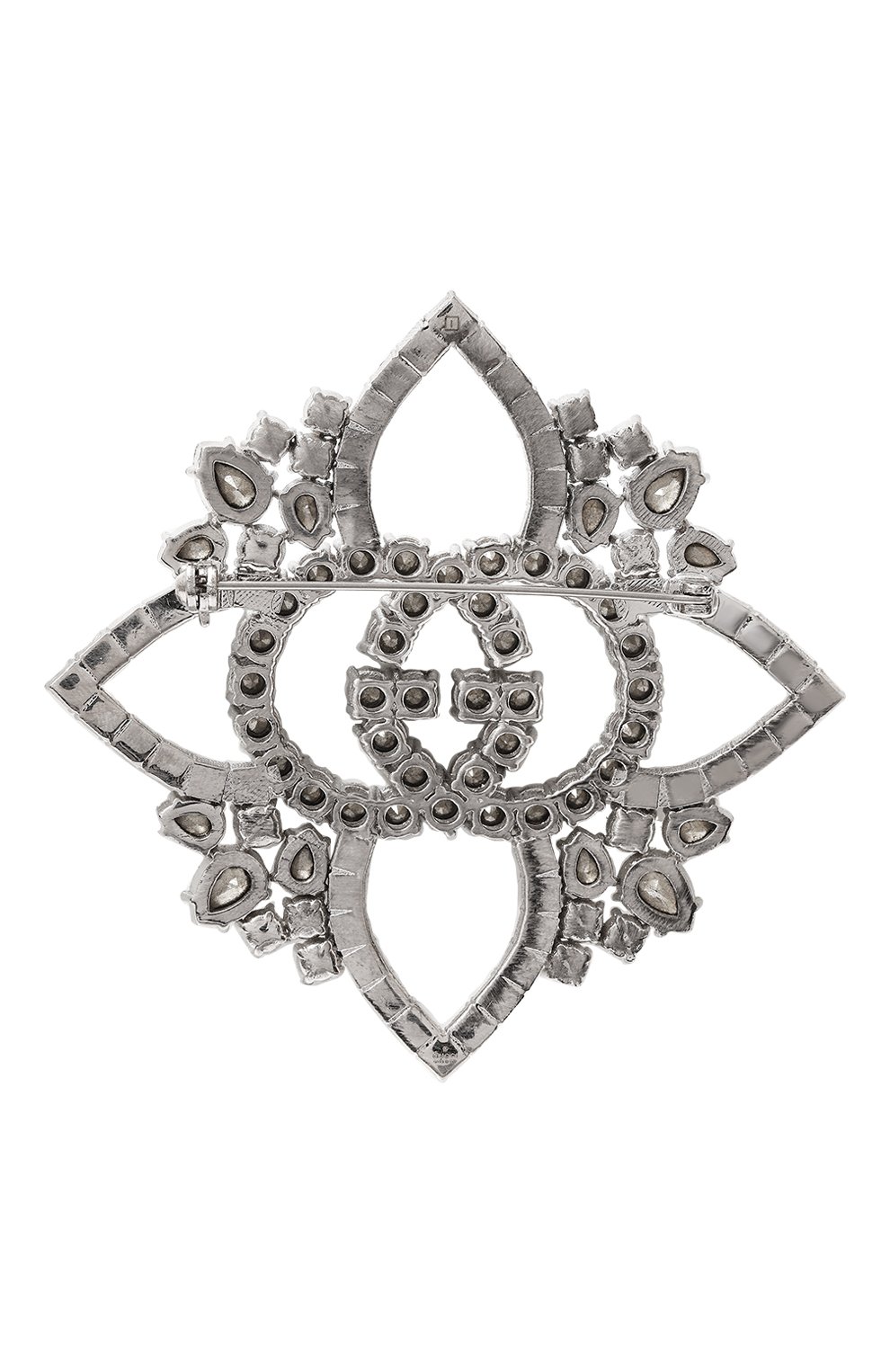 Брошь GUCCI серебряного цвета по цене 108000 руб., арт. 529052 J1D50, фото 3 Брошь GUCCI, арт. 529052 J1D50, фото 3