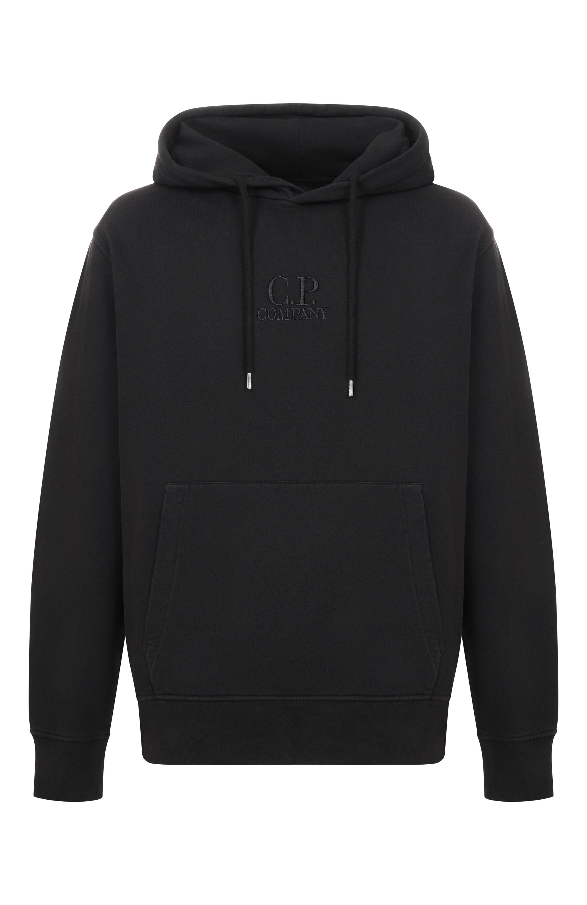 Хлопковое худи C.P. COMPANY черного цвета по цене 38600 руб., арт. RFCMSS719B/006372G, фото 1 Хлопковое худи C.P. COMPANY, арт. RFCMSS719B/006372G, фото 1