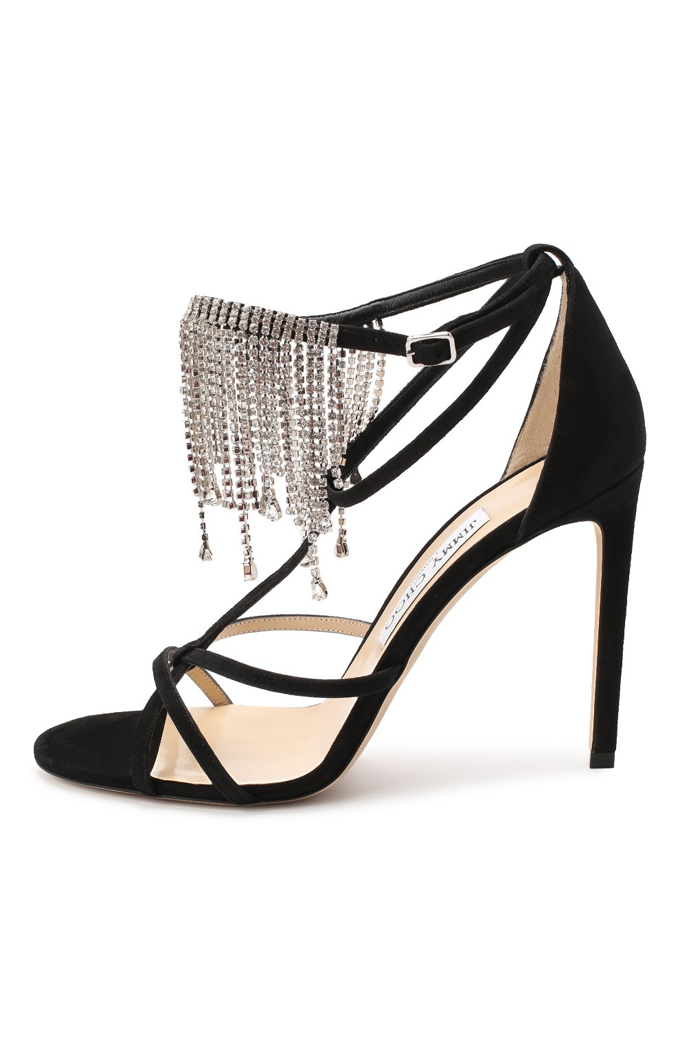 Замшевые босоножки bijou 100 JIMMY CHOO, арт. BIJ0U 100/DRS, фото 3