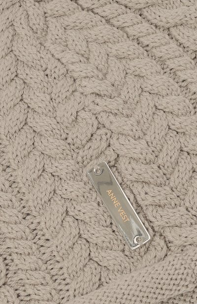 Шерстяная шапка ANNE VEST светло-серого цвета по цене 17550 руб., арт. FW24/01/98/770, фото 4 Шерстяная шапка ANNE VEST, арт. FW24/01/98/770, фото 4