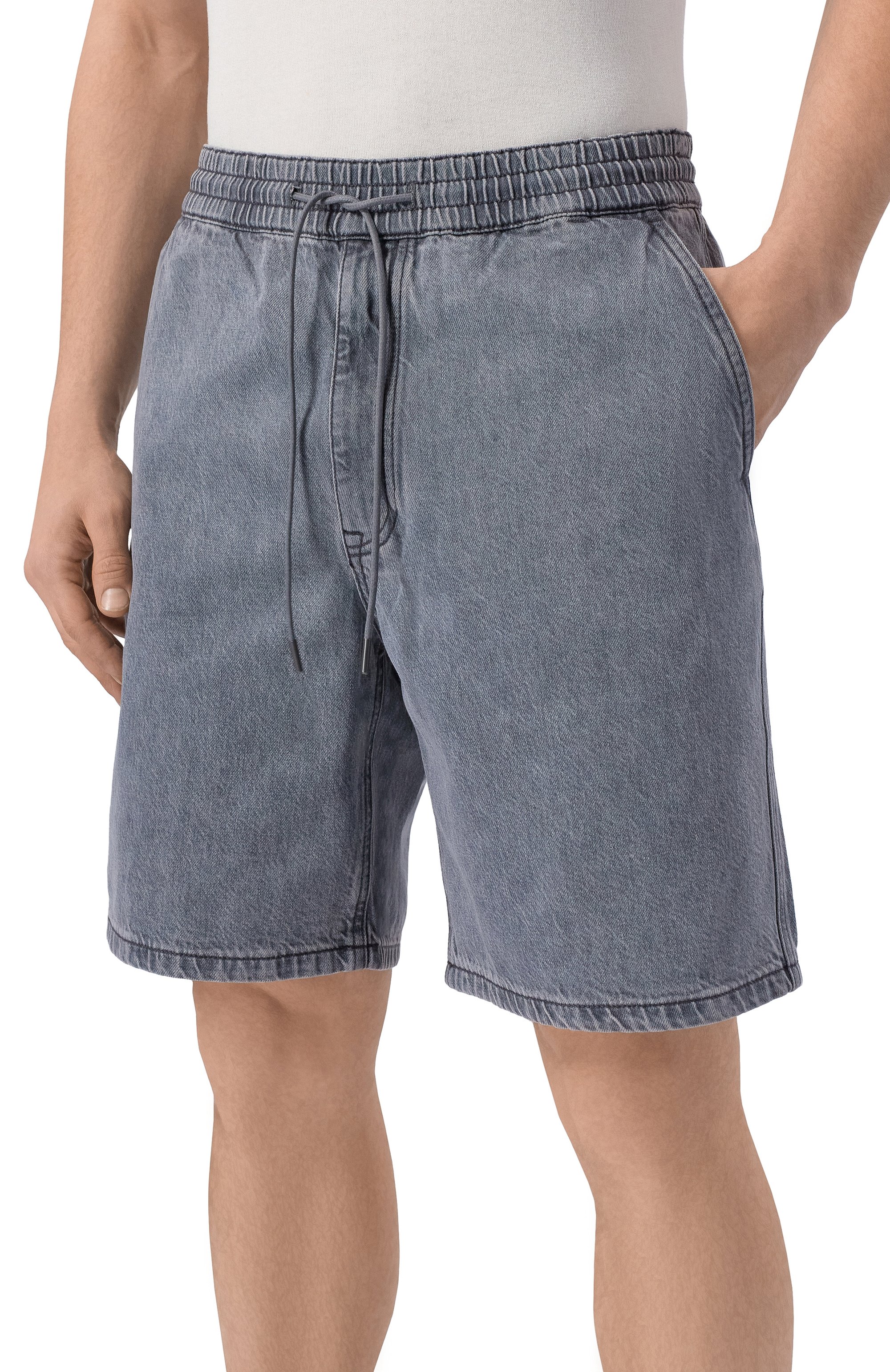 Джинсовые шорты light relaxed 12 STOREEZ, арт. 136367, фото 3