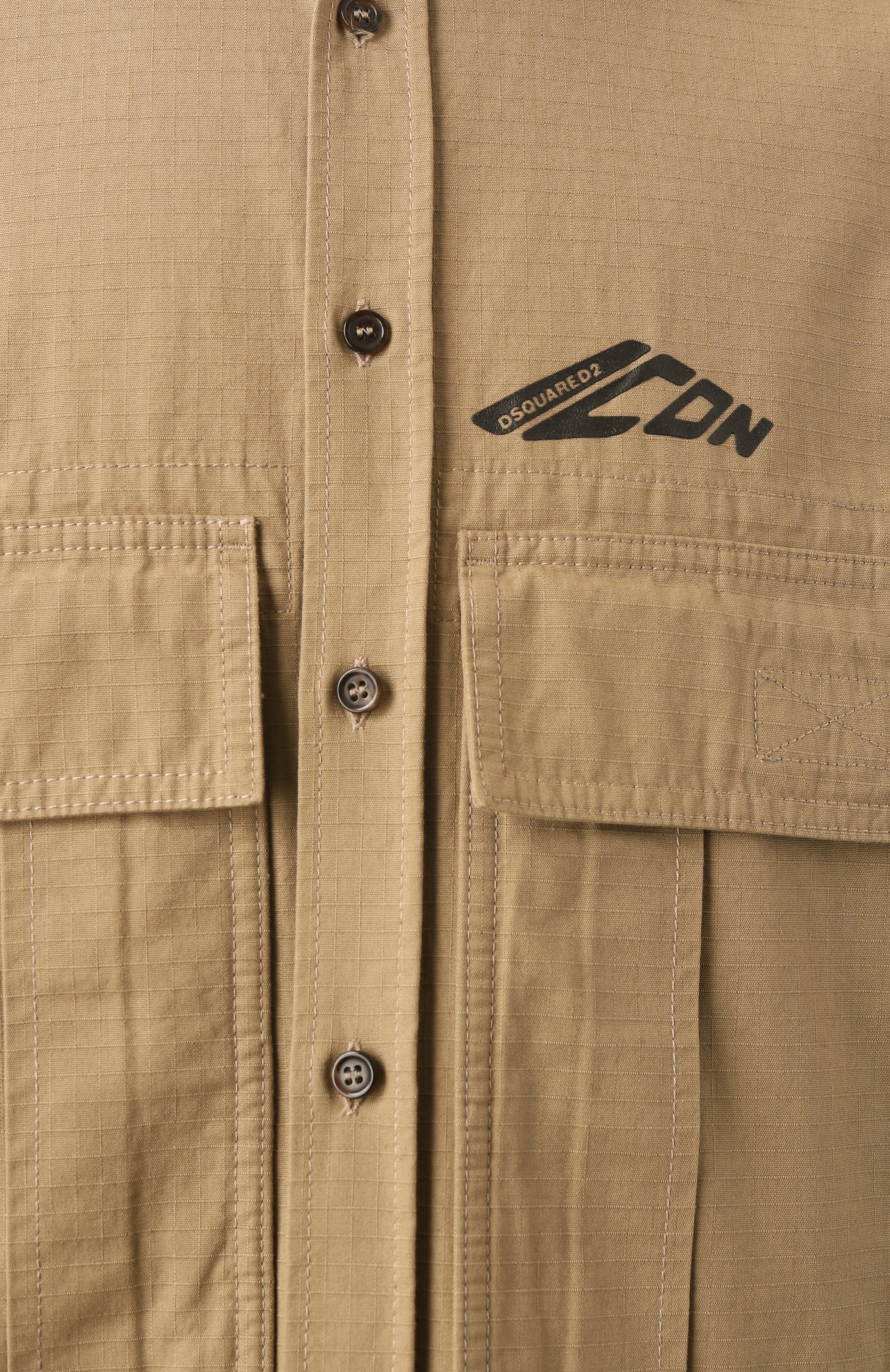 Хлопковая рубашка icon DSQUARED2, арт. S79DL0052/D35224, фото 6