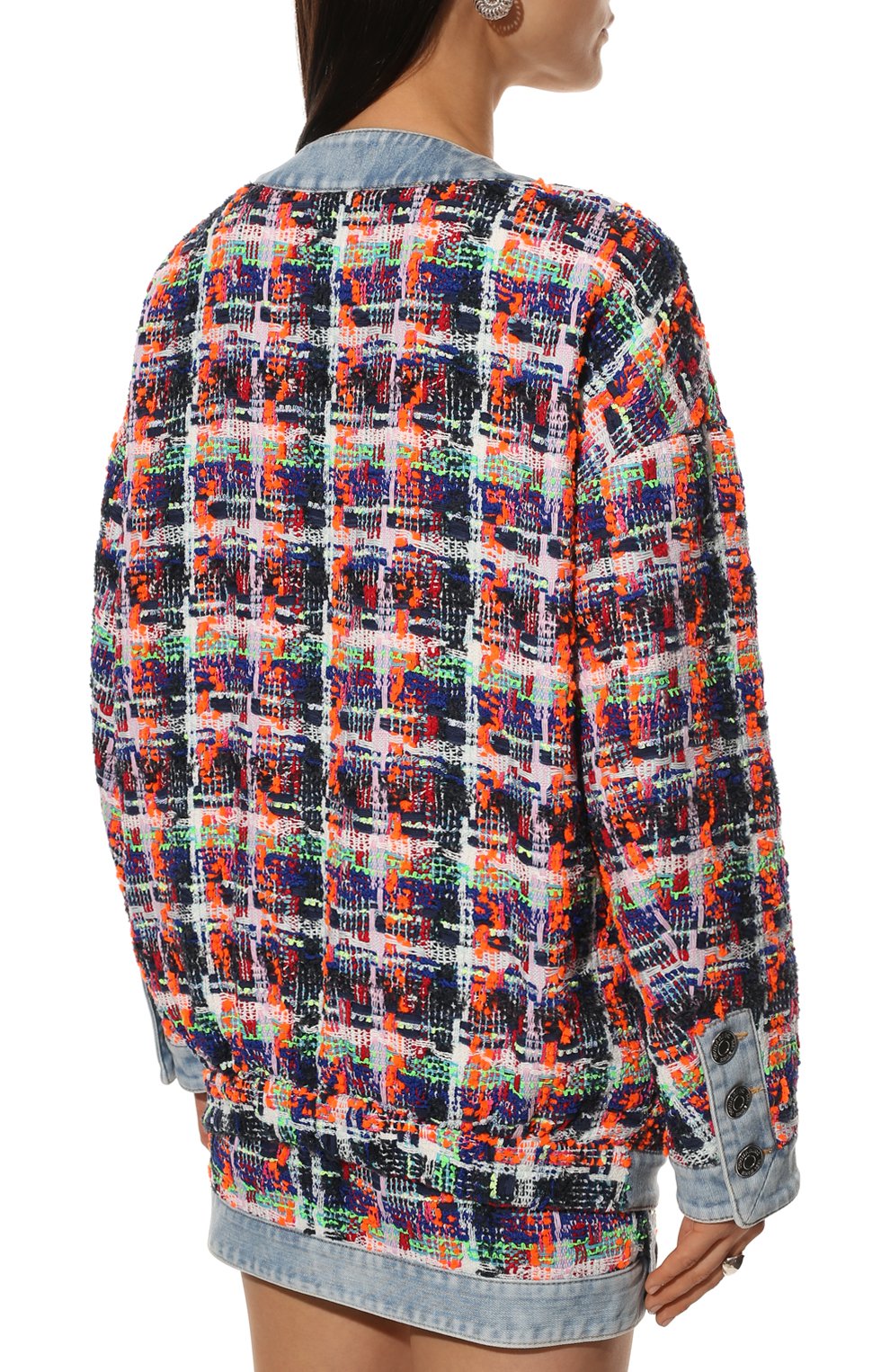 Комбинированный жакет DSQUARED2, арт. S75AM0889/S54400, фото 4