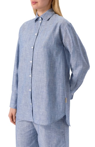 Рубашка изо льна и хлопка ZIMMERLI, арт. 4697-13000, фото 3