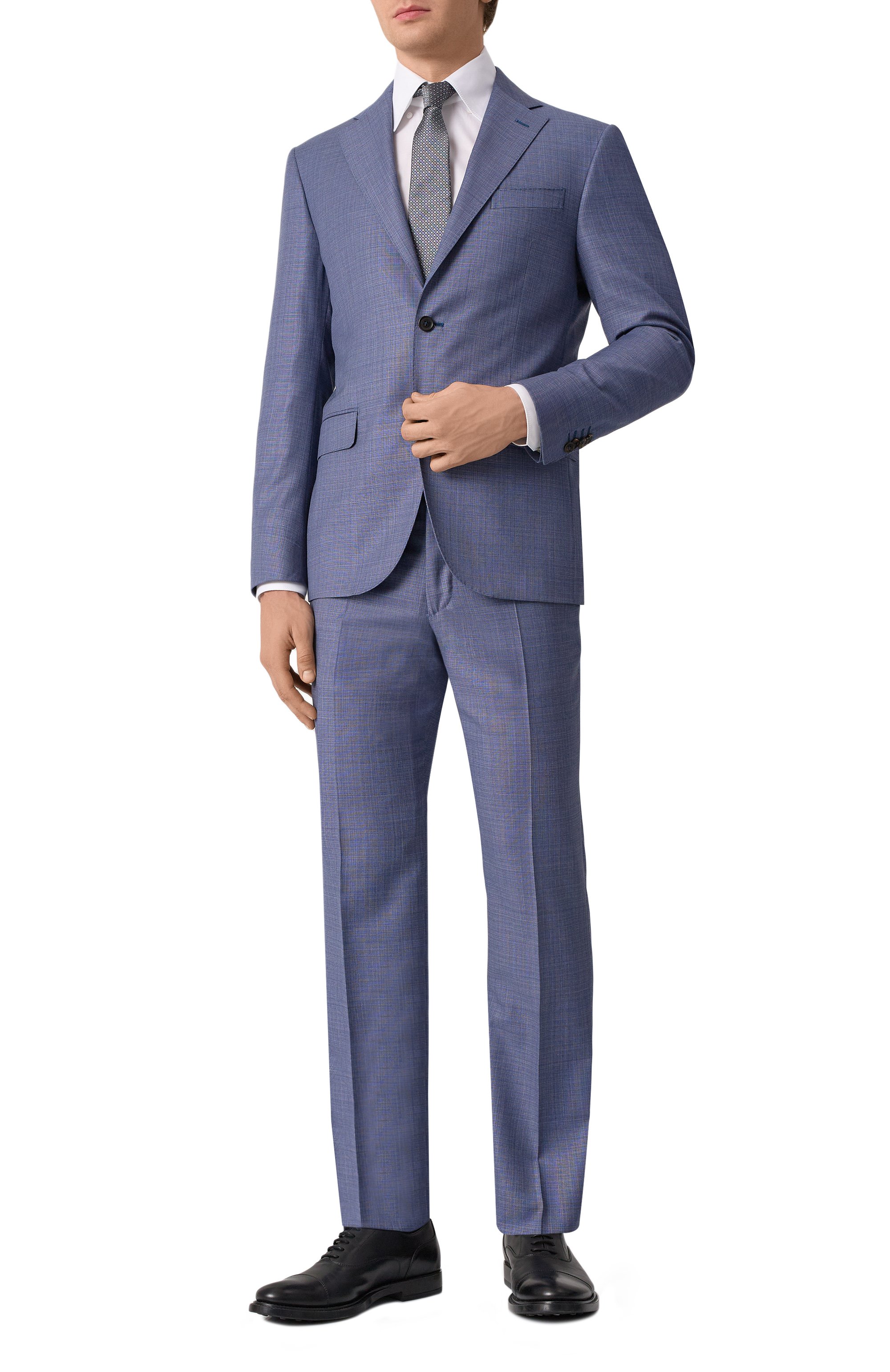 Хлопковая сорочка ZILLI, арт. F0RD01M010004802U, фото 2