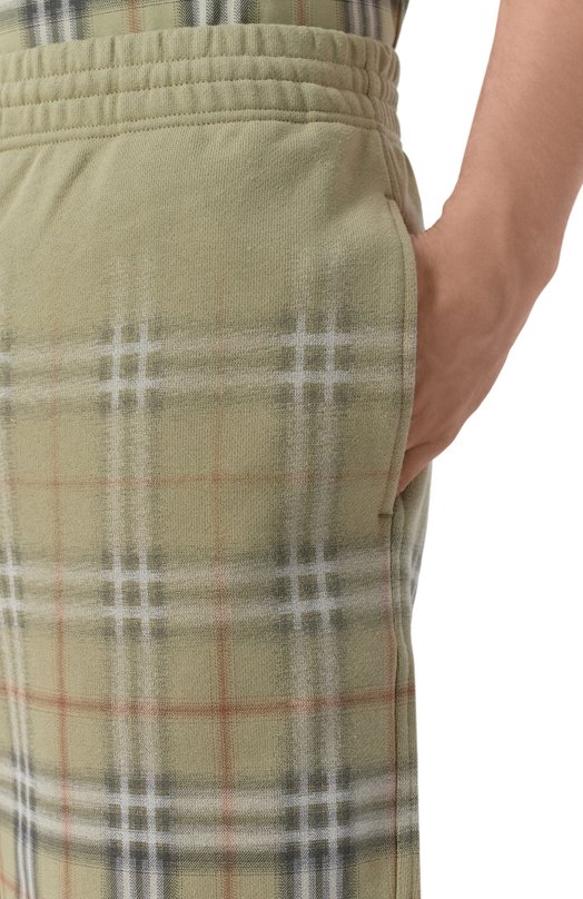 Хлопковые шорты Burberry 8119037 Зелёный  8119037 Фото 5