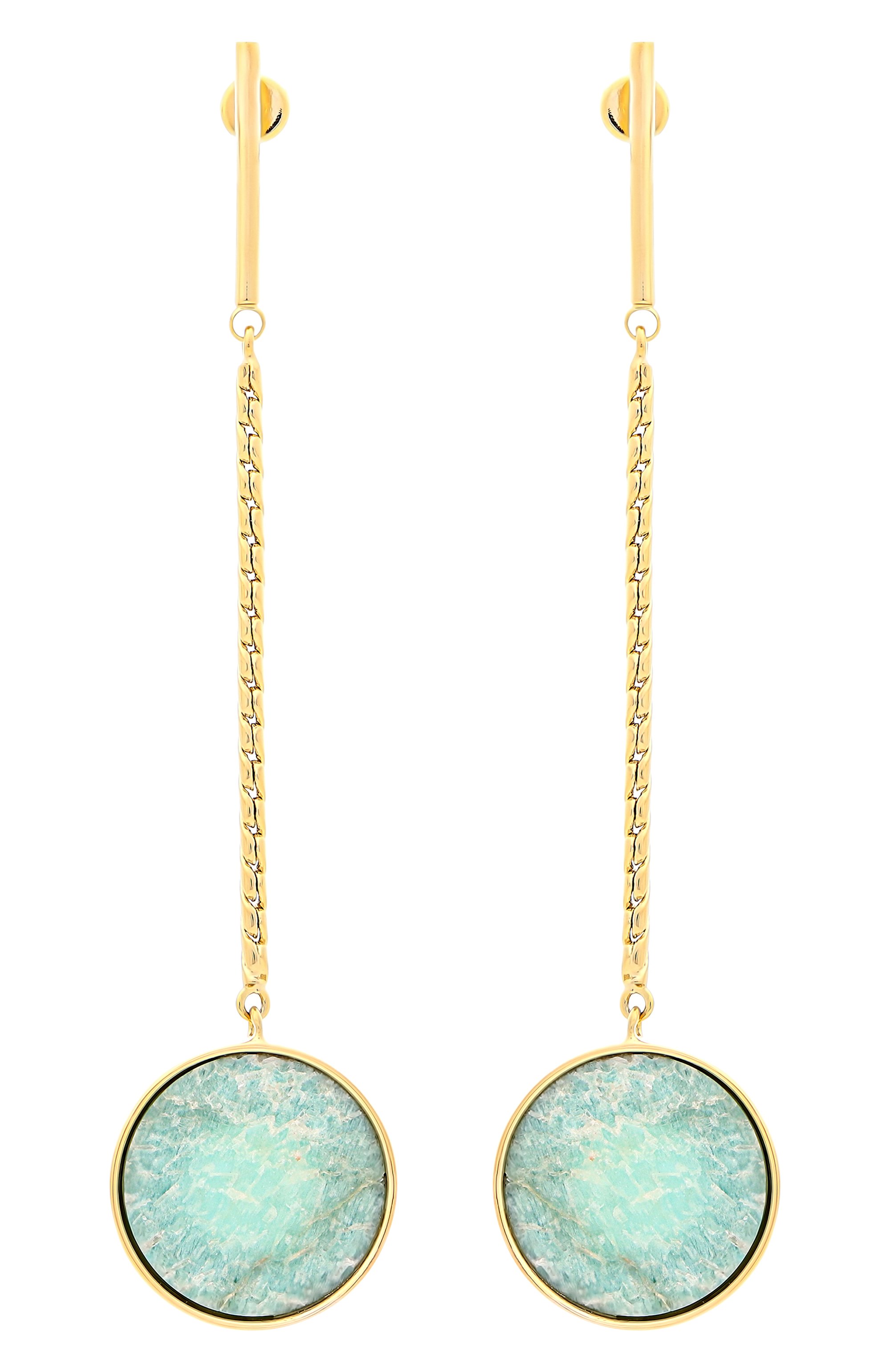 Серьги CRYSTALLINE JEWELLERY бирюзового цвета по цене 19470 руб., арт. 394В, фото 1 Серьги CRYSTALLINE JEWELLERY, арт. 394В, фото 1