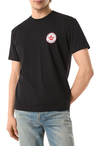 Хлопковая футболка DSQUARED2, арт. S74GD1396/D20020, фото 3