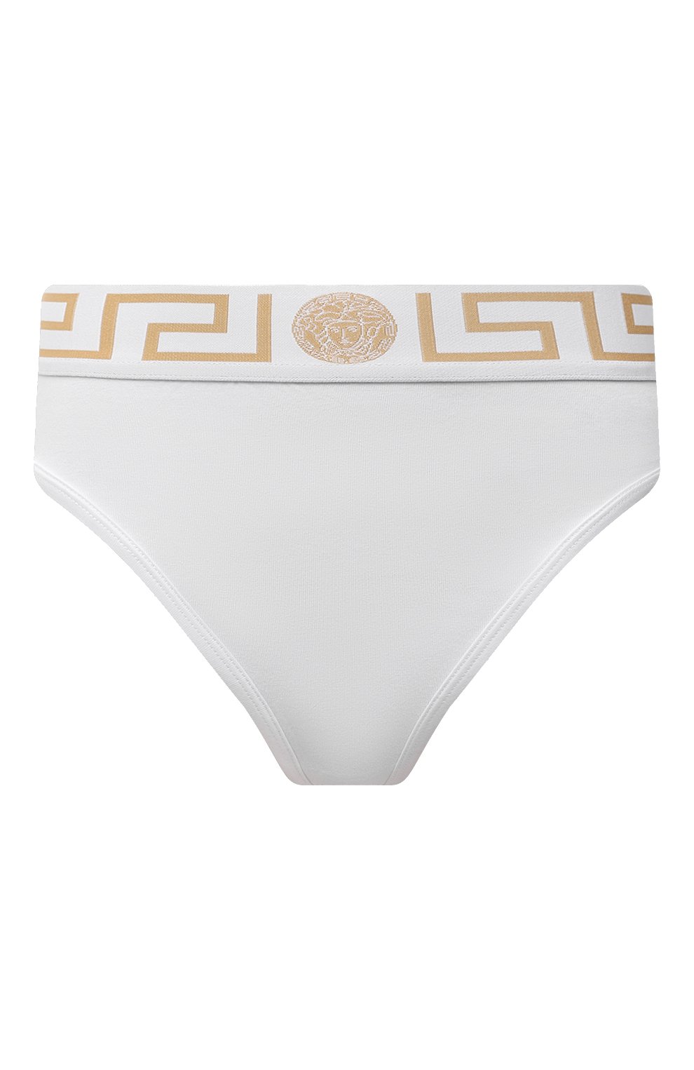 Трусы-слипы VERSACE белого цвета по цене 7595 руб., арт. AUD01050/A232741, фото 1 Трусы-слипы VERSACE, арт. AUD01050/A232741, фото 1
