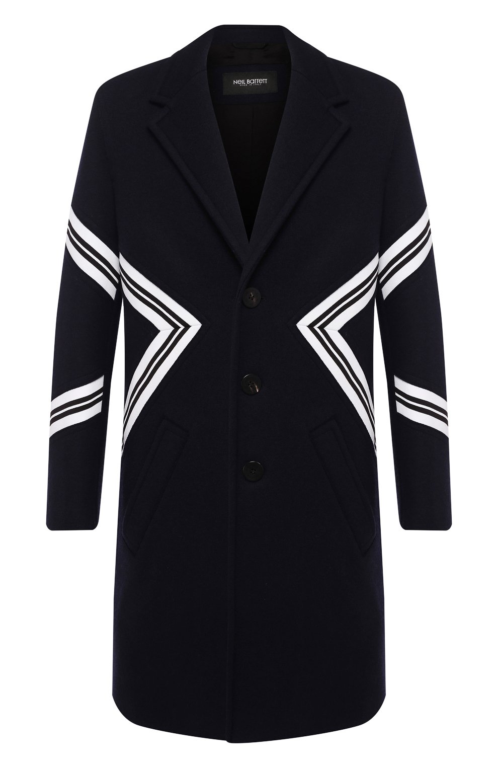 Шерстяное пальто NEIL BARRETT, арт. PBCA284/M046, фото 1