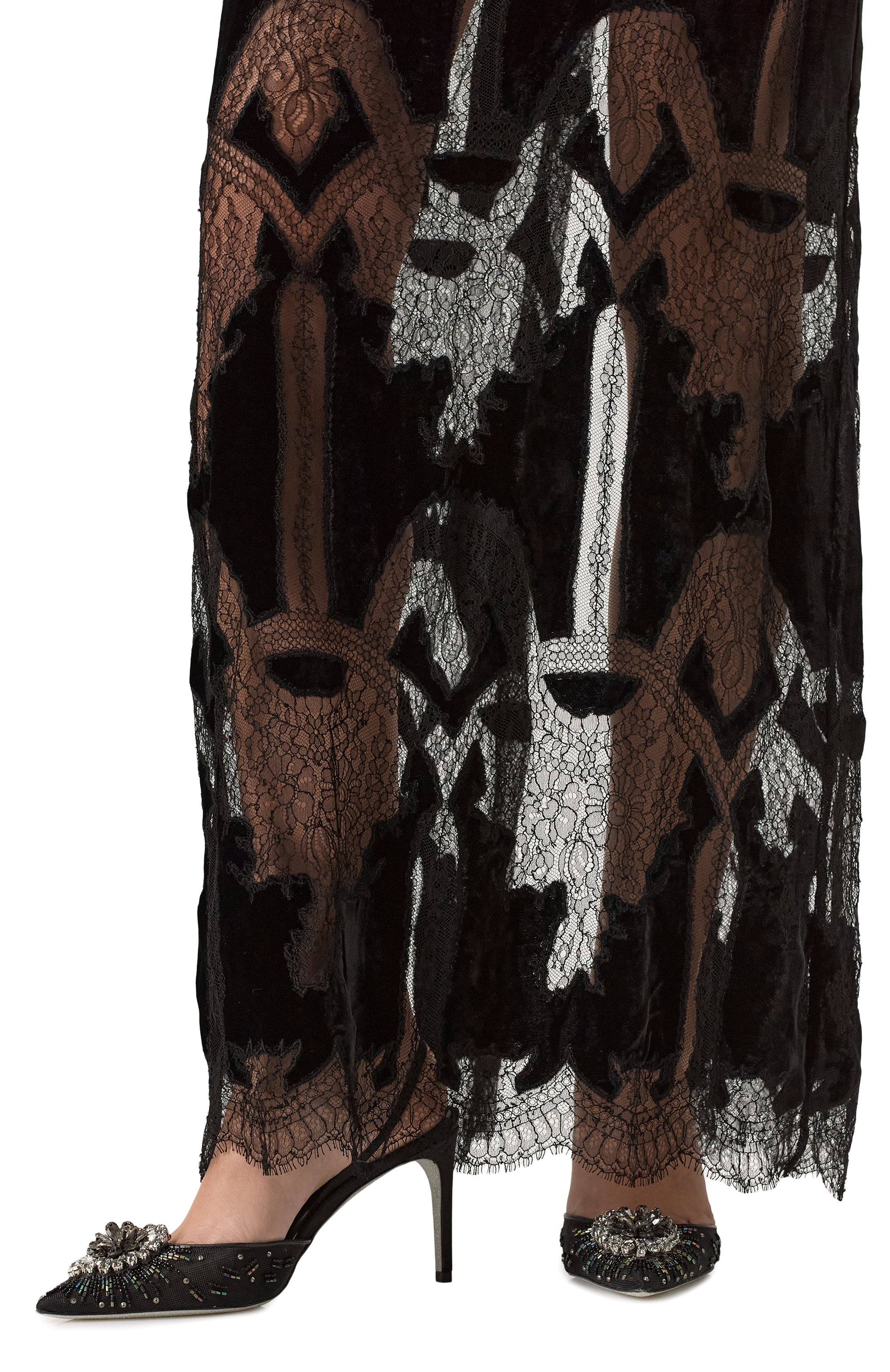 Текстильные туфли barbara 90 RENE CAOVILLA, арт. C11829-080/CRIN, фото 3