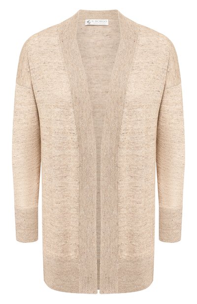 Женский кардиган из смеси льна и хлопка IL BORGO CASHMERE, арт. 55-1046G0