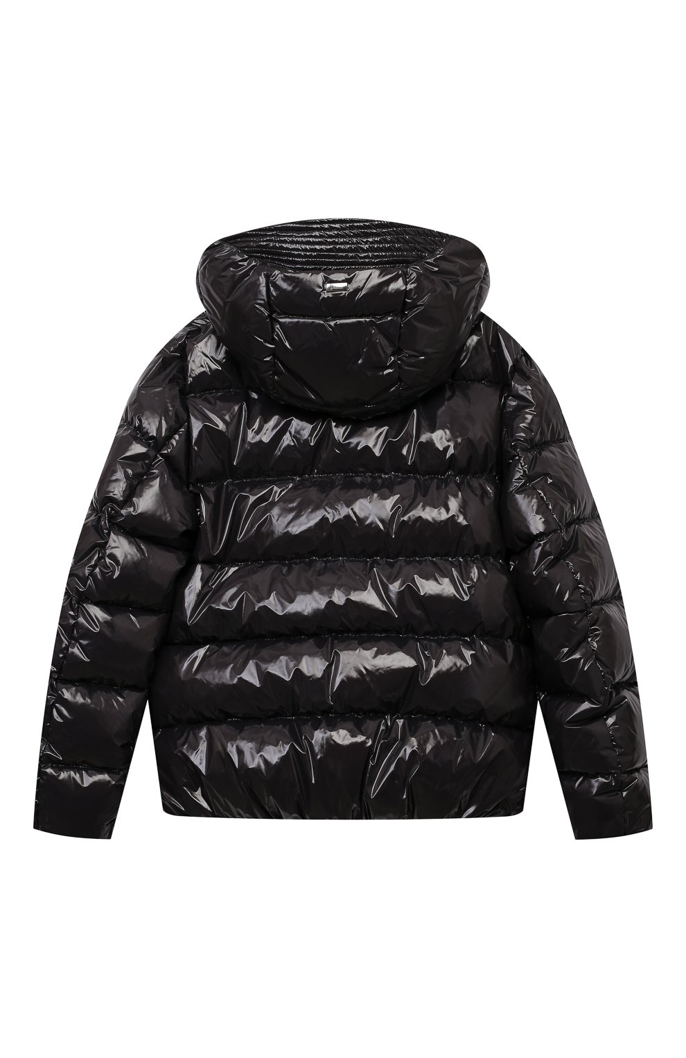 Пуховик HERNO темно-серого цвета по цене 45400 руб., арт. PI000011X/12220Z/10A-14A, фото 2 Пуховик HERNO, арт. PI000011X/12220Z/10A-14A, фото 2