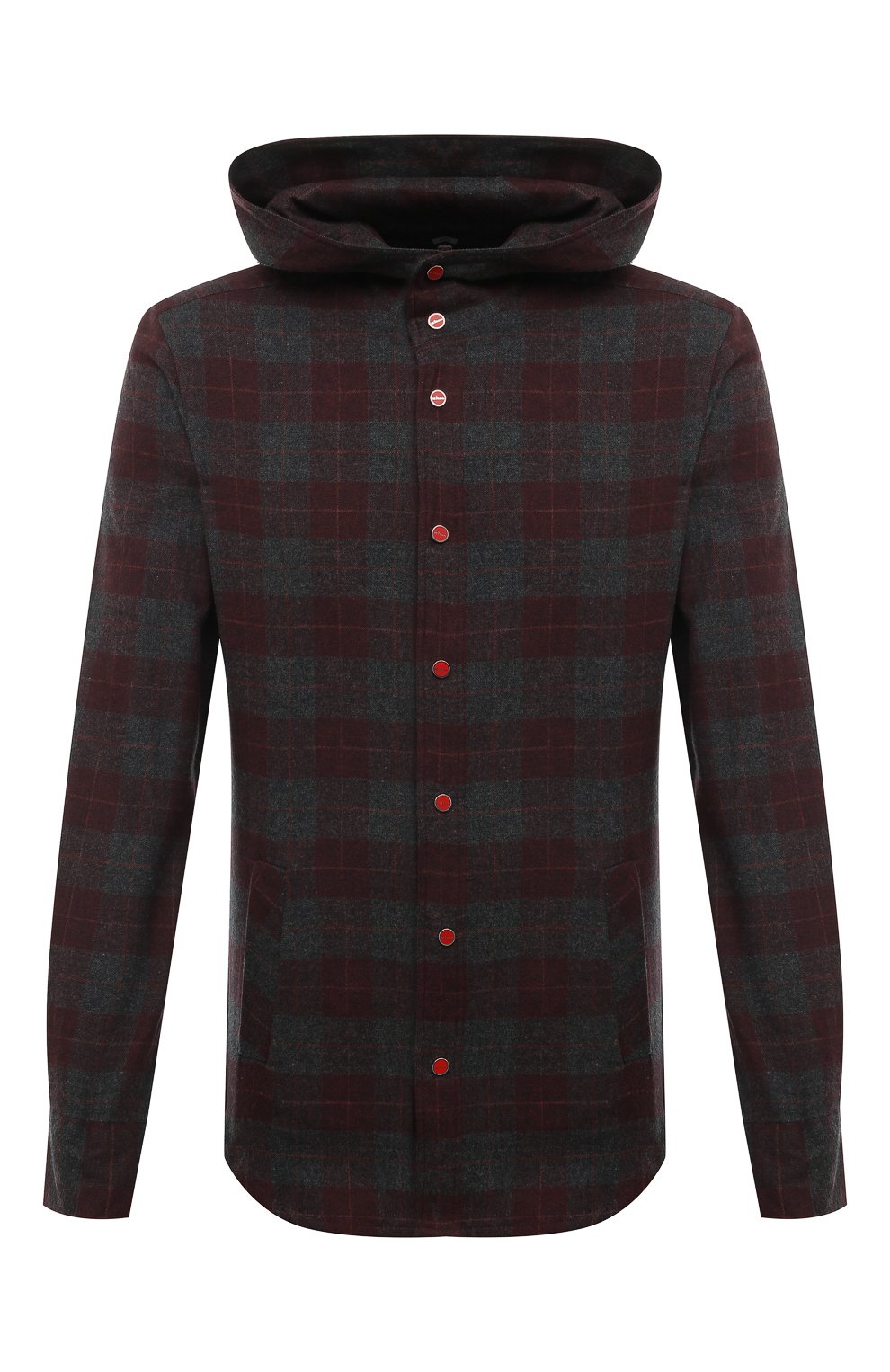 Хлопковая рубашка KITON разноцветного цвета по цене 85700 руб., арт. UMCMARH0907503, фото 1 Хлопковая рубашка KITON, арт. UMCMARH0907503, фото 1