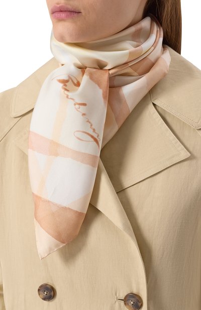 Шелковый платок BURBERRY, арт. 8105811, фото 2