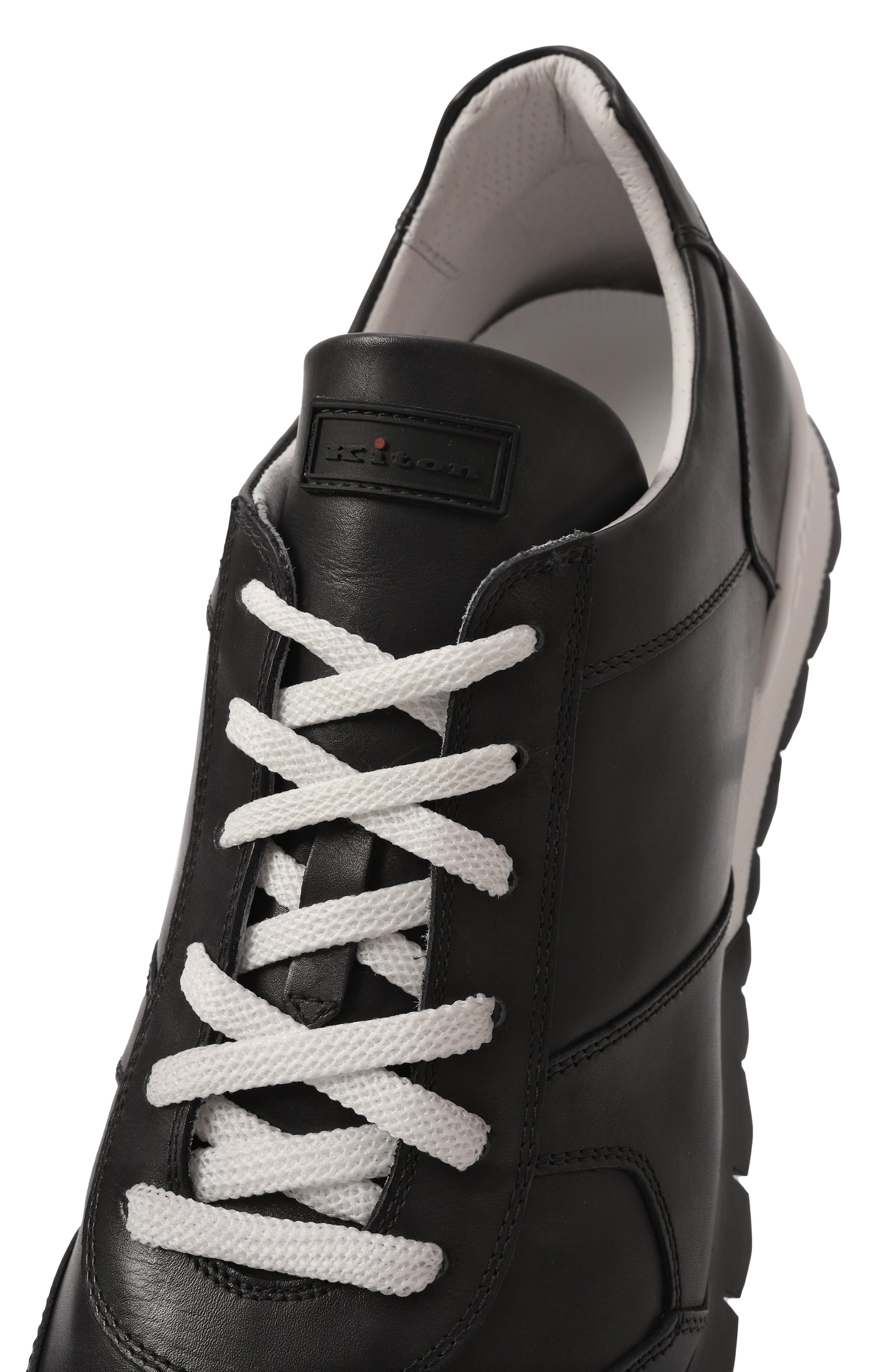 Кожаные кроссовки KITON, арт. USSA137N0010033, фото 7