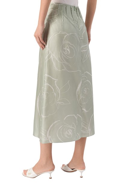 Атласная юбка MARNI, арт. G0MA0729A0/UTSG31, фото 4