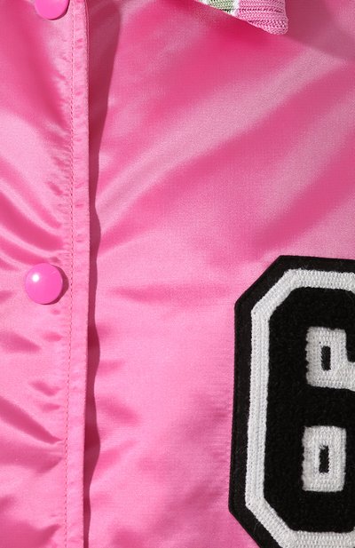 Бомбер MM6 розового цвета по цене 62950 руб., арт. S52AM0136/S52534, фото 5 Бомбер MM6, арт. S52AM0136/S52534, фото 5