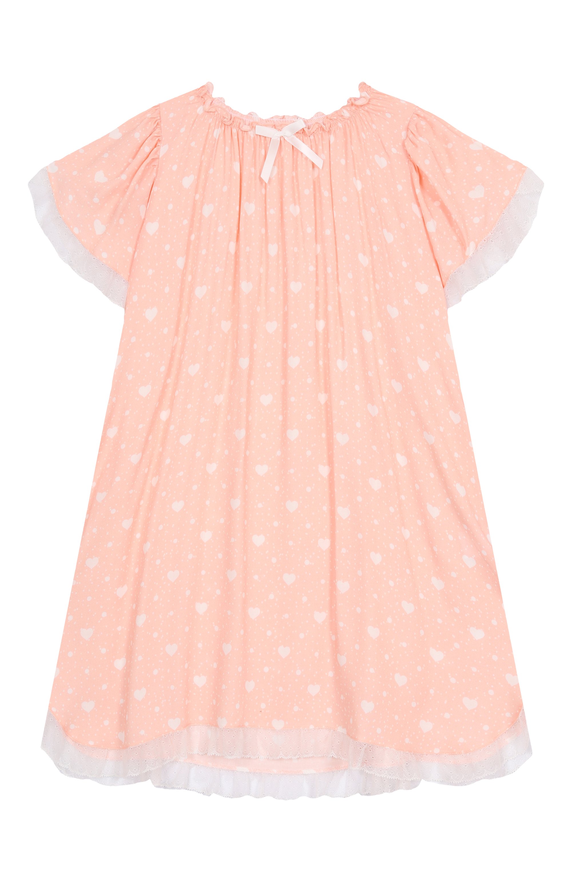 Ночная сорочка из вискозы AMIKI CHILDREN розового цвета по цене 14600 руб., арт. 0LIVIA, фото 1 Ночная сорочка из вискозы AMIKI CHILDREN, арт. 0LIVIA, фото 1