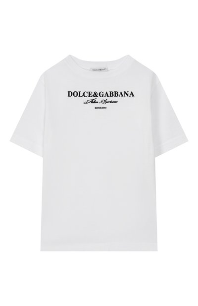 Хлопковая футболка DOLCE & GABBANA, арт. L4JTHU/G7P1Y