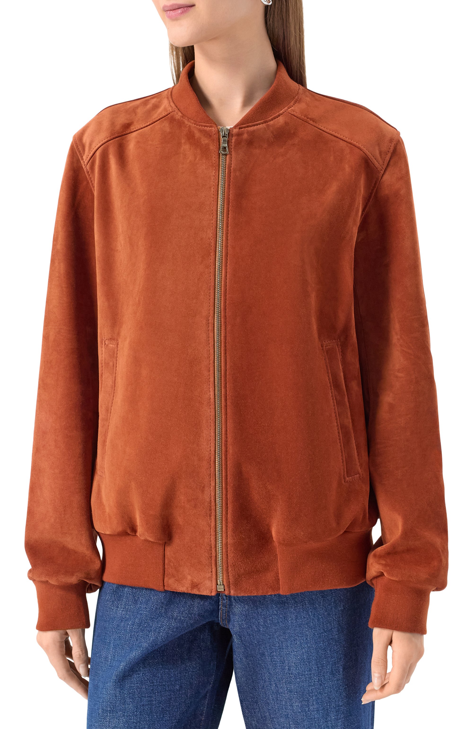 Замшевый бомбер MASLOV, арт. SMB01, фото 3