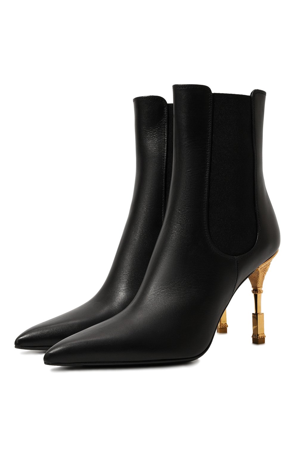 Кожаные ботильоны BALMAIN, арт. AN1TA807LVIT, фото 1