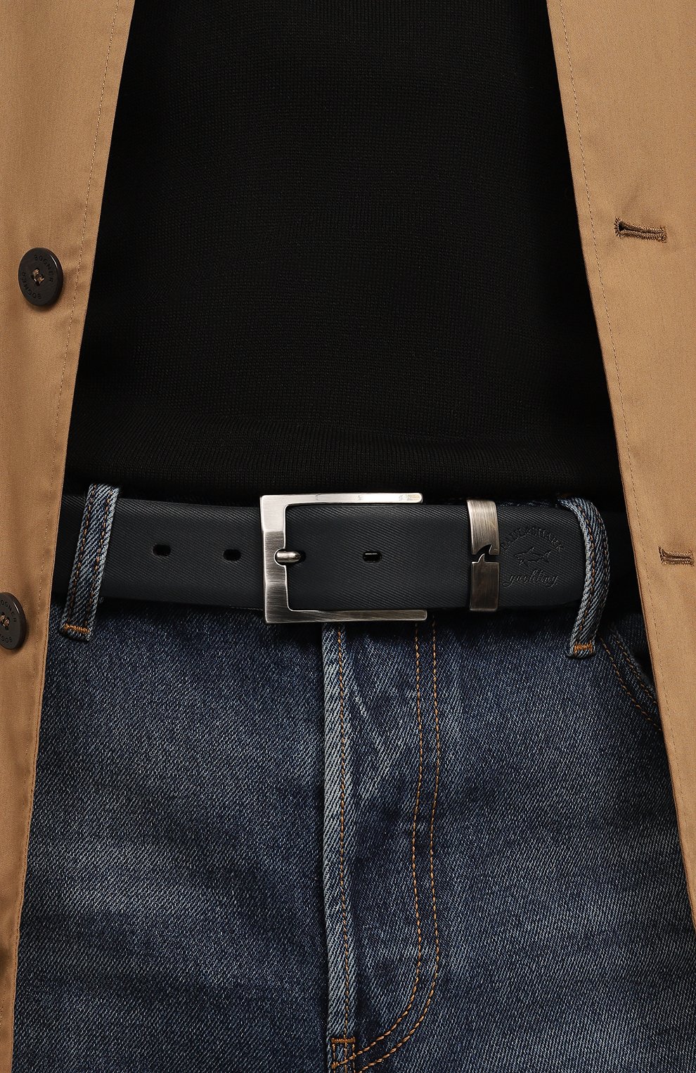 Кожаный ремень PAUL&SHARK, арт. 13316009, фото 2