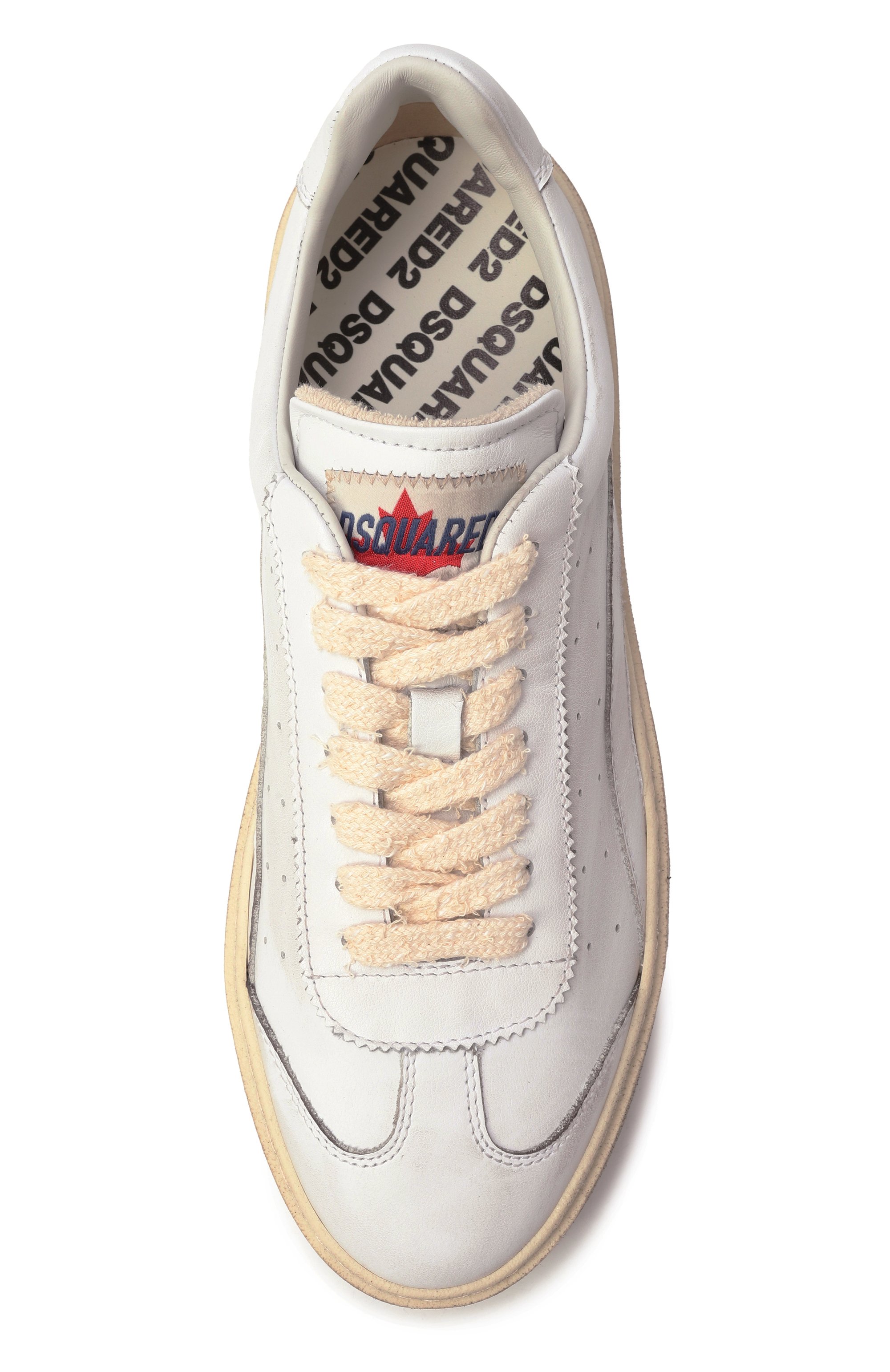 Кожаные кеды rider DSQUARED2, арт. SNW0301/11508296, фото 6