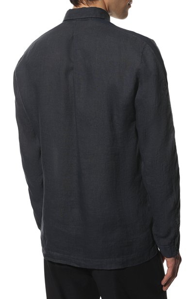 Рубашка изо льна и хлопка TRANSIT, арт. CFUTRQV312, фото 4