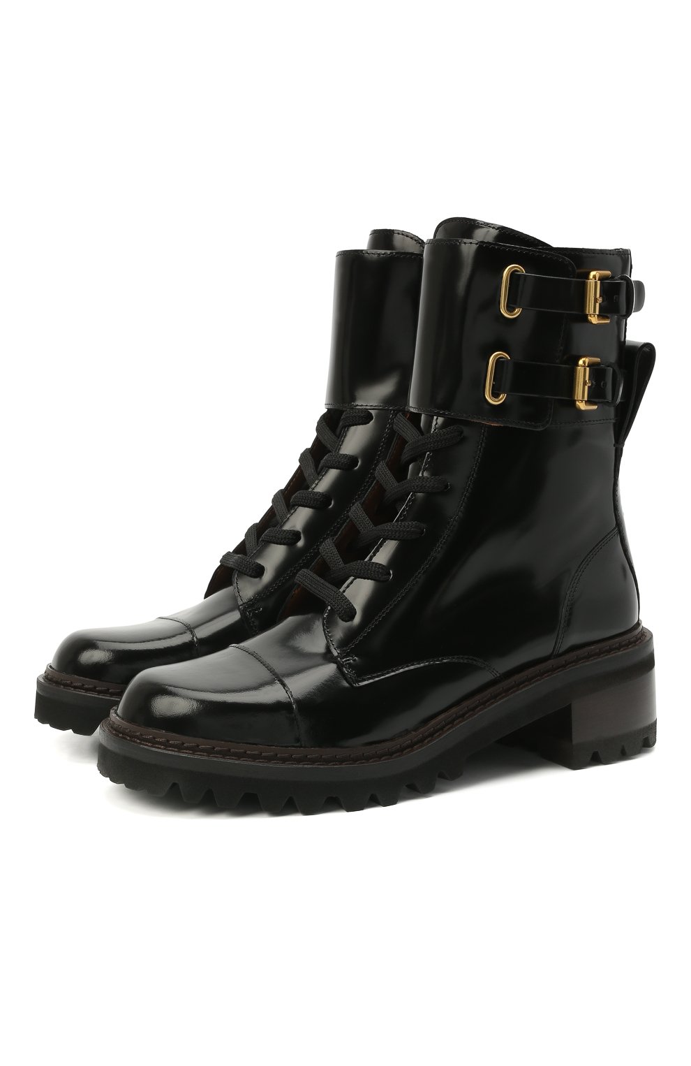 Кожаные ботинки mallory SEE BY CHLOÉ, арт. SB33080A/12280, фото 1