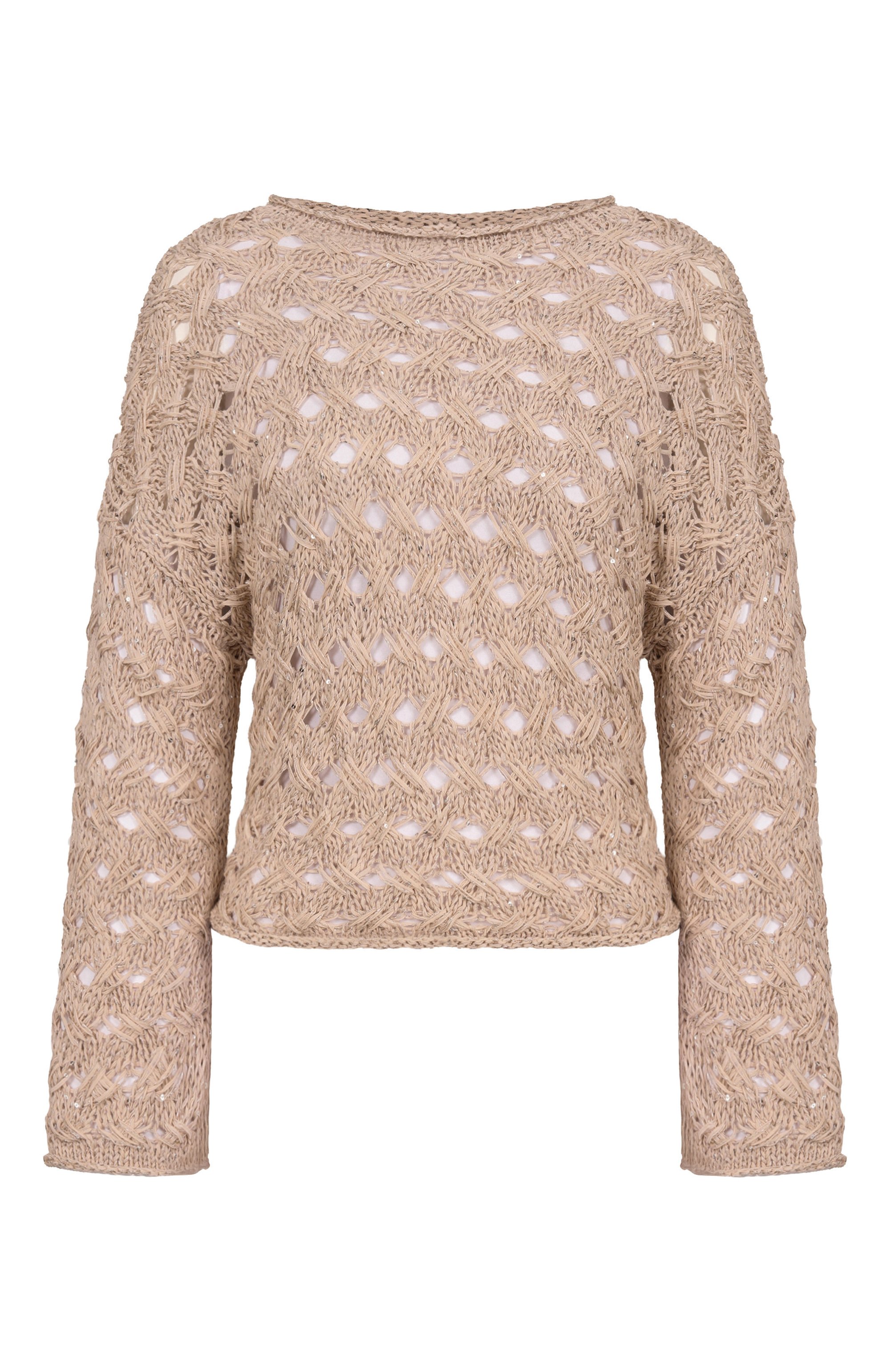 Свитер ANTONELLI FIRENZE бежевого цвета по цене 139000 руб., арт. 41788Q/40704, фото 1 Свитер ANTONELLI FIRENZE, арт. 41788Q/40704, фото 1