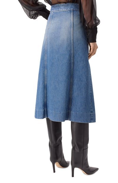 Джинсовая юбка VALENTINO, арт. 6B3DD18Z94U, фото 4