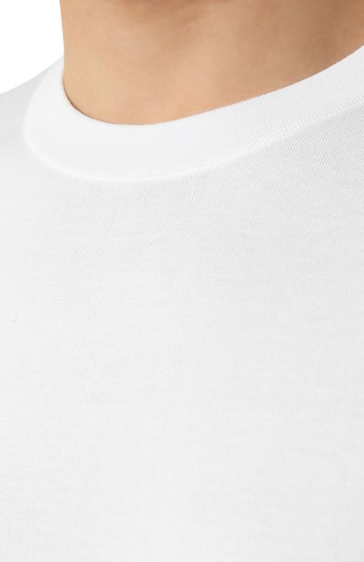 Хлопковый джемпер FIORONI белого цвета по цене 41300 руб., арт. MK20260A2, фото 5 Хлопковый джемпер FIORONI, арт. MK20260A2, фото 5