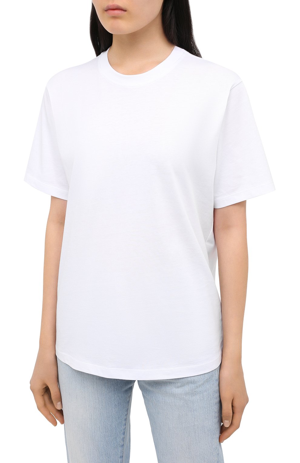 Хлопковая футболка VICTORIA, VICTORIA BECKHAM, арт. 2320JTS001770A, фото 3