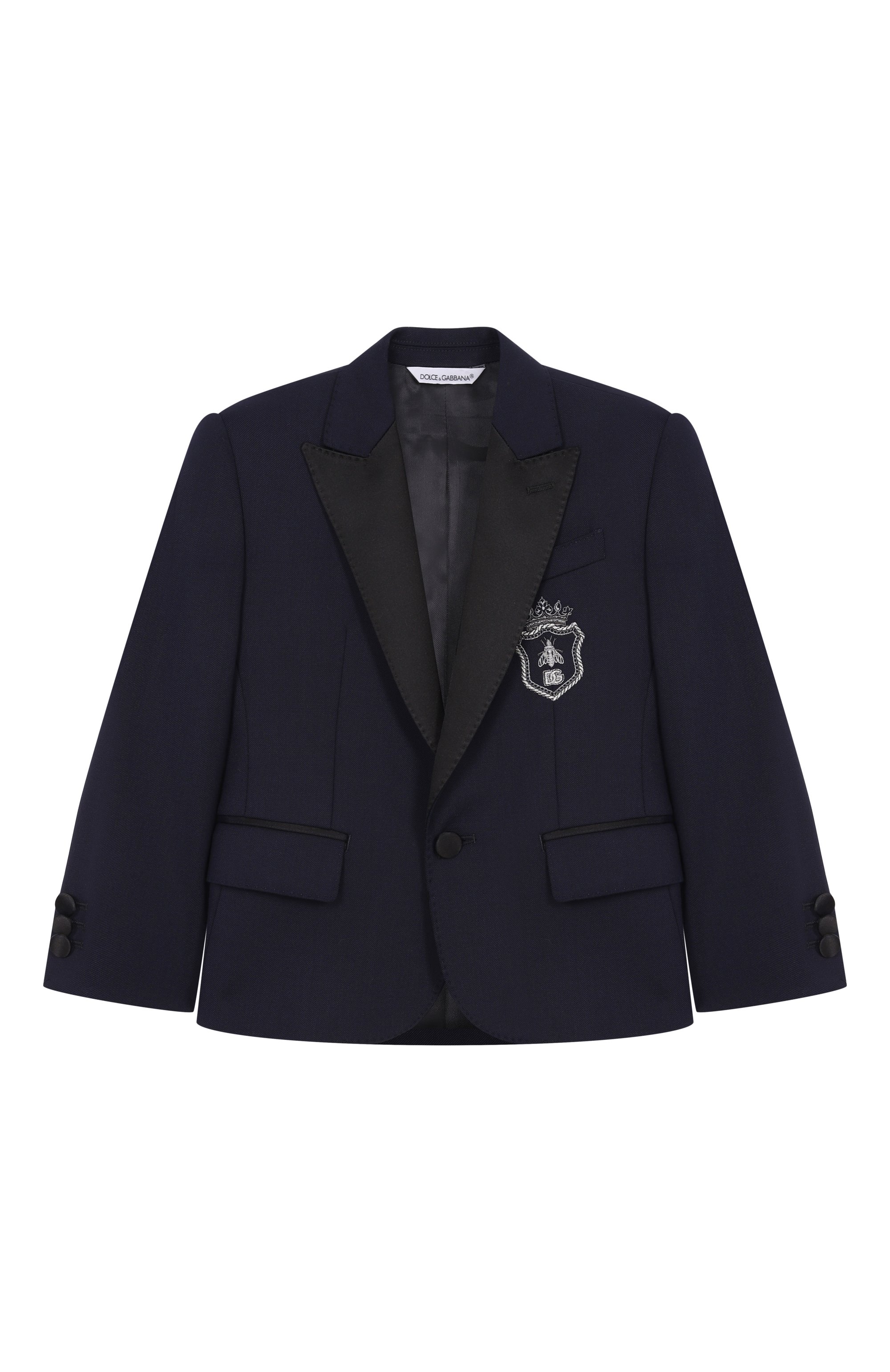 Шерстяной пиджак DOLCE & GABBANA, арт. L41J89/FUBE7_001, фото 1